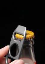 Titanium Mini Knuckle Tool Keychain EDC Pry Bar Bottle Opener - 图片 9