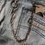 Titanium Keychain Wallet Chain Ultra Lightweight Anti-Allergy DIY Tool 12in - 图片 2