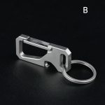 Titanium Leather Car Keychain Multi Holder - 图片 7