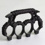 Brass Knuckle Duster with Four Finger Defense for Personal Safety