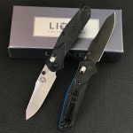 Liome EDC Tool Folding Blade Knife with Dual Color G10 Grip for Outdoor Use - 图片 12