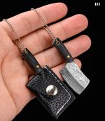 Miniature Axe Knife Keychain Charm for Easy Carry and Utility - 图片 2