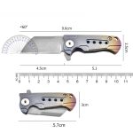 EDC Survival Mini Folding Knife Outdoor MultiFunction Tactical Blade - 图片 3