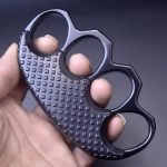 Reinforced Metal Knuckle Duster Four Finger Defense Gear - 图片 6