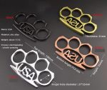 USAEdge Self-Defense Tool Featuring EDC Brass Knuckles and Window Breaker - 图片 7