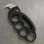 EDC Knuckle Duster Knife Set Multi-Purpose Self-Defense Tool - 图片 3