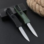 Stonewashed Blade Mini Pocket Knife with Zinc Aluminum Handle for Outdoor