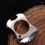 Titanium Purple Copper Knuckle Duster EDC - 图片 3