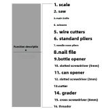 MultiTool Survival Pliers - 图片 6