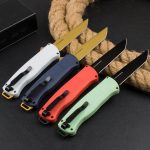Carbon Fiber Nylon Tactical Knife for Pocket Carry Outdoor Hunting Adventures