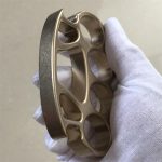 Brass Knuckle Duster with Bottle Opener and Stonewashed Surface EDC Tool - 图片 10