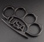 USAEdge Self-Defense Tool Featuring EDC Brass Knuckles and Window Breaker