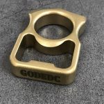 GODEDC Brass Knuckle Duster Multi-Purpose Bottle Opener Survival Tool - 图片 11
