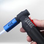 Compact Metal Gas Torch Lighter for Outdoor High-Temperature Flame - 图片 3
