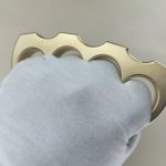 Pure Brass Knuckle Duster Self-Defense Equipment for Maximum Security - 图片 15
