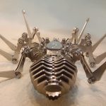 Stainless Steel Time Spider Puzzle for Unique Decor - 图片 12