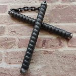 Threaded Hollow Defense Stick with Non-Slip Grip and High-Speed Steel - 图片 11