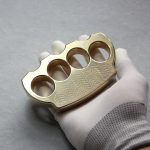 Ergonomic Wave Brass Knuckle Duster for Personal Security and EDC Use - 图片 6