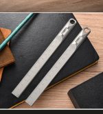 Titanium Alloy Straight Ruler EDC Self-defense Tool Waist Hangable Crowbar - 图片 2