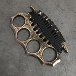 StreetGuard Four-Finger Brass Knuckles Duster and Window Breaker for Tactical Defense - 图片 7