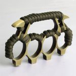 Brass Knuckle Duster with Four Finger Defense for Personal Safety - 图片 5