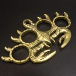 Scorpion Design Knuckle Duster Four Finger Protection Tool - 图片 6