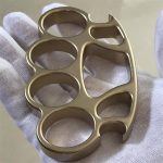 Stonewashed Brass Knuckle Duster Bottle Opener Tool - 图片 2