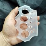 Assault-Ready Transparent Knuckle Duster for Personal Safety - 图片 8
