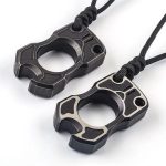 TC4 Titanium One Finger Self-Defense Knuckle Duster for Security - 图片 9