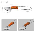Miniature Axe Knife Keychain Charm for Easy Carry and Utility - 图片 5