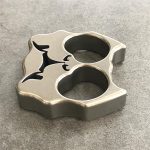 TC21 Titanium Dog Head Knuckle Duster for Tactical Defense - 图片 9