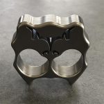TC21 Titanium Dog Head Knuckle Duster for Tactical Defense - 图片 7