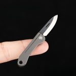 Titanium Mini Folding Knife Keychain EDC Portable Utility Letter Opener