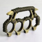 Brass Knuckle Duster with Four Finger Defense for Personal Safety - 图片 7