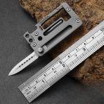 Titanium EDC MultiTool Keychain Folding Knife - 图片 3