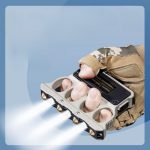 Knuckle Duster Emergency Flashlight Safety Hammer for Outdoor Self Defense - 图片 2
