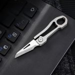 Titanium Mini Folding Knife Portable Sharp Box Opener EDC Tool