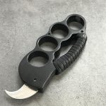 EDC Knuckle Duster Knife Set Multi-Purpose Self-Defense Tool - 图片 2