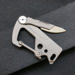 Titanium Multi-Tool Keychain: Bottle Opener Letter Knife Wrench - 图片 11