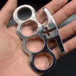 RingGuard Multiuse Brass Knuckles Duster 4 Finger Defense Tool - 图片 5