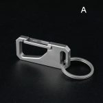 Titanium Leather Car Keychain Multi Holder - 图片 5