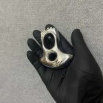 Right Hand Solid Steel Single Finger Knuckle Duster for Self Defense - 图片 5