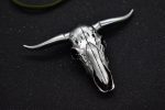 Spiked Damascus Steel Bullhead Knife for Collectors  - 图片 2