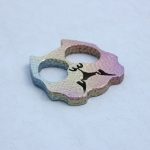 Dog Head Style Titanium Knuckle Duster Personal Defense Tool  - 图片 6