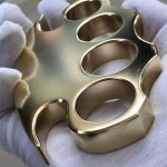 Brass Knuckle Duster with Refined Polish for Self-Defense EDC - 图片 7