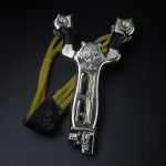 All Metal Slingshot High Toughness Aluminum Alloy Band Set - 图片 3