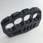 Aluminum Knuckle Duster Large Finger Holes Tool - 图片 4
