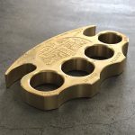 Warrior Solid Brass Knuckle Duster Self-defense Window Breaking EDC Tool - 图片 5