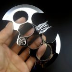 BatGuard Metal Brass Knuckle Duster Tiger Fist Buckle