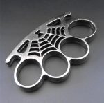 Brass Knuckle Duster EDC Tool for Boxing Defense and Window Breaking